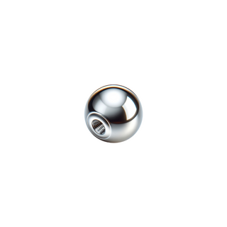 Bille boule piercing argenté 4mm 1,2