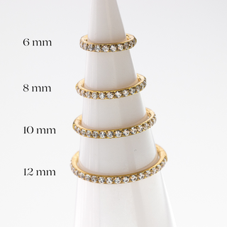 Bold Titanium Ring Piercing