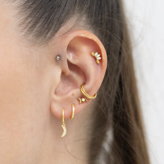 Piercing-anneau-titane-doré-conch