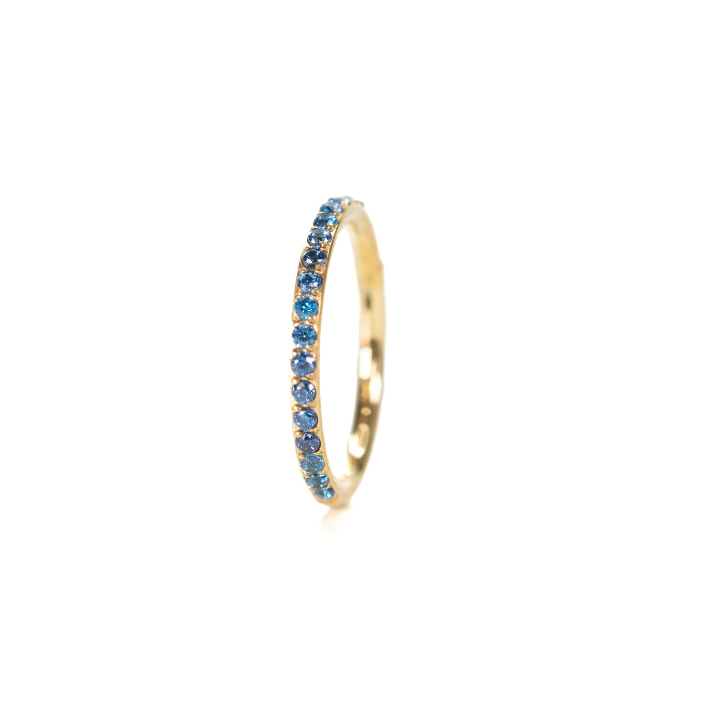 Anneau de piercing strass bleu - By Les Audacieuses - Piercing oreille 