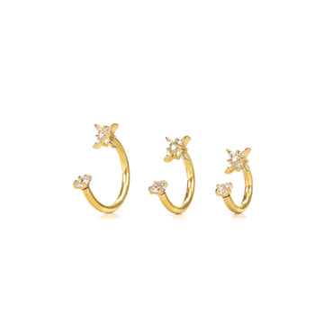 Piercing Fer à Cheval En Titane 14G (1,6mm) – Balle 5mm – Intérieur 13mm – Neuf Sans Boîte