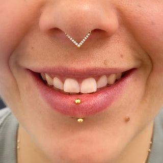 piercing-septum-doré