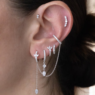 earcuff chaine et piercing helix 