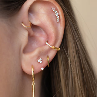 bijou piercing cartilage conch titane naga