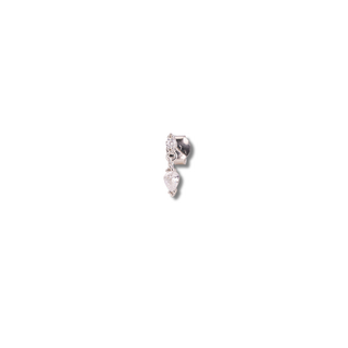 boucle oreille ardente argent 925 zircon
